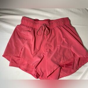 Avia Pink Athletic Shorts with Bike Short underneath